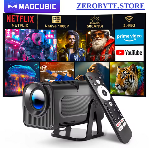 Magcubic HY320 NTV Netflix Officially Licensed Native 1080P 500 ANSI supports 4K Android 13 Projector Prime Video YouTube WIFi BT5.2 Portable