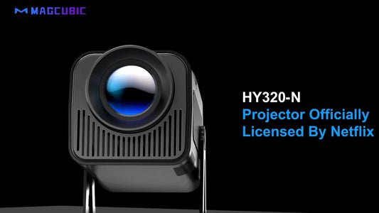Magcubic HY320 NTV Netflix Officially Licensed Native 1080P 500 ANSI supports 4K Android 13 Projector Prime Video YouTube WIFi BT5.2 Portable