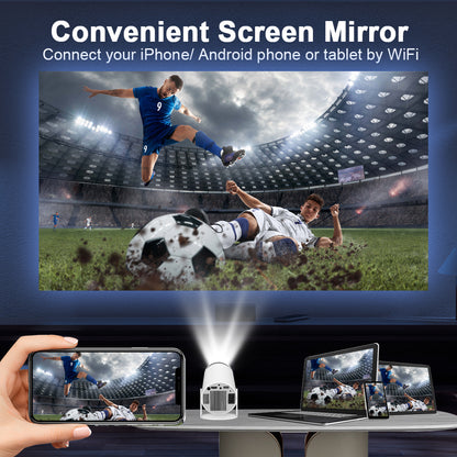 HY300, HY300 Pro & HY300 Plus Android Projector 200/260 ANSI Android 11 4K 1280*720P Dual Wifi6 BT5.0 Allwinner H713 Home Cinema Outdoor Indoor Projector