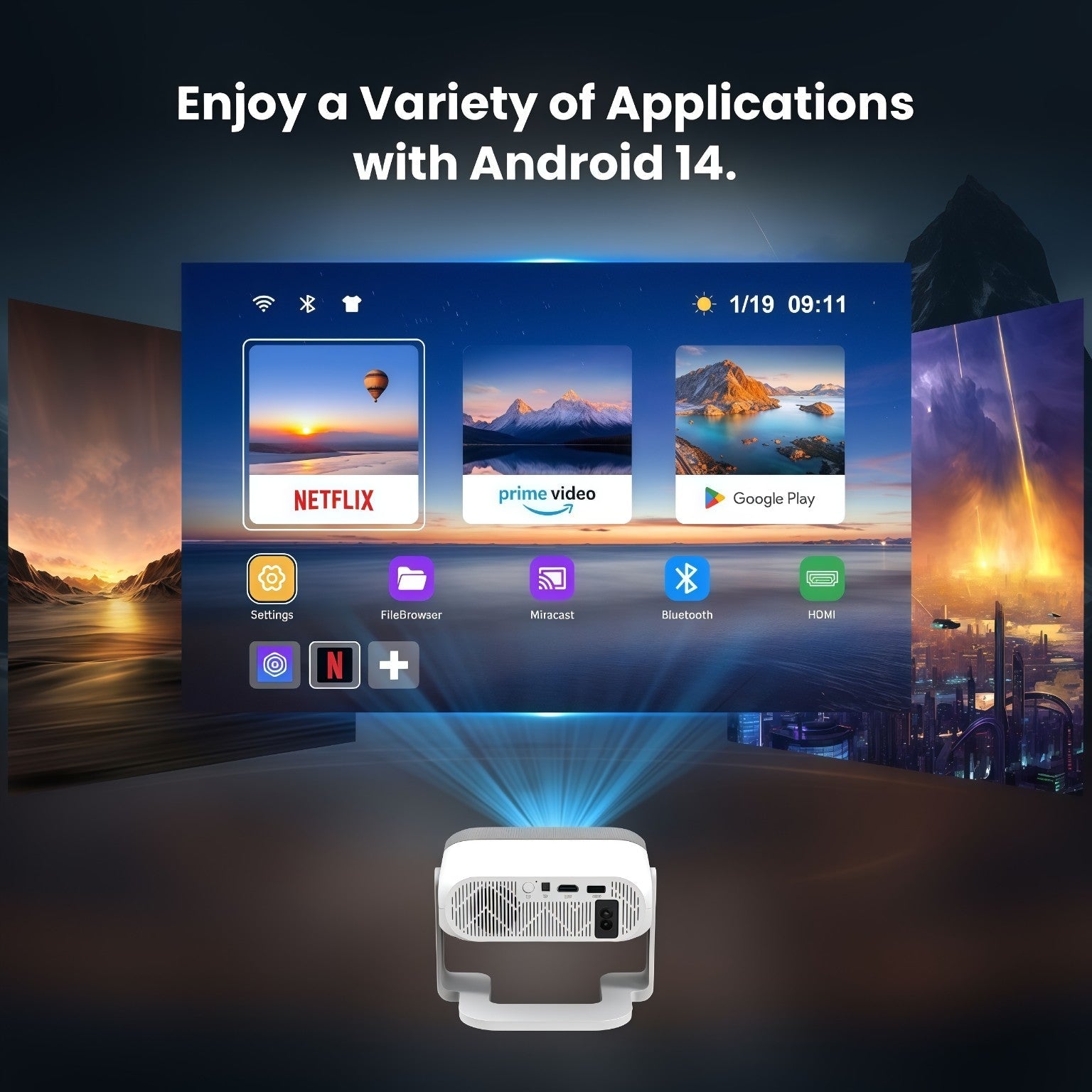 XNANO HA116 Android 14 interface and ports